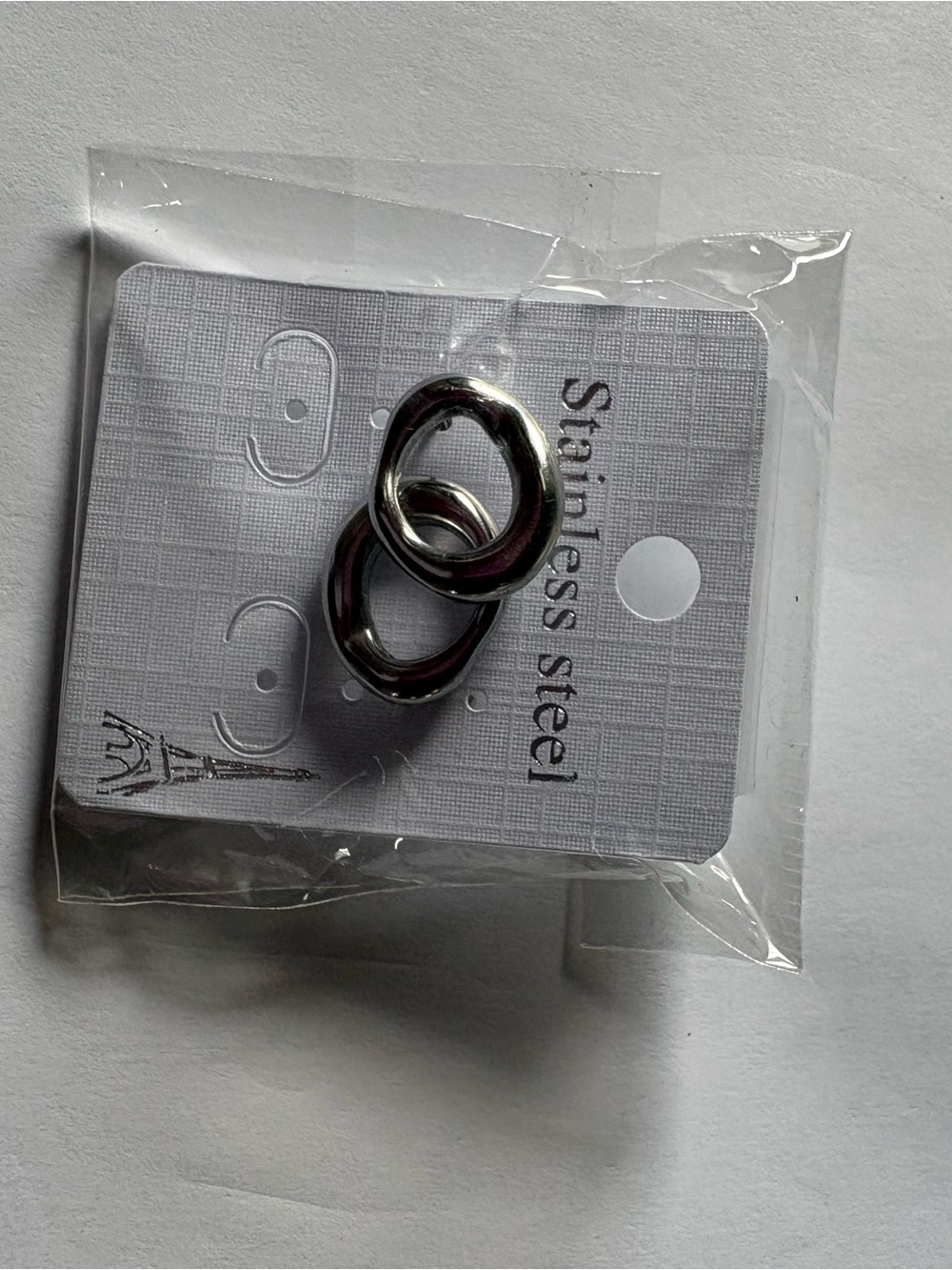 Stainless Steel Silver Ring Phone Accessory